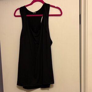 Black Sleeveless Women's Top